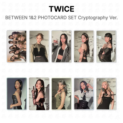 TWICE BETWEEN 1&2 PHOTOCARD SET Cryptography Ver. Official Photocard