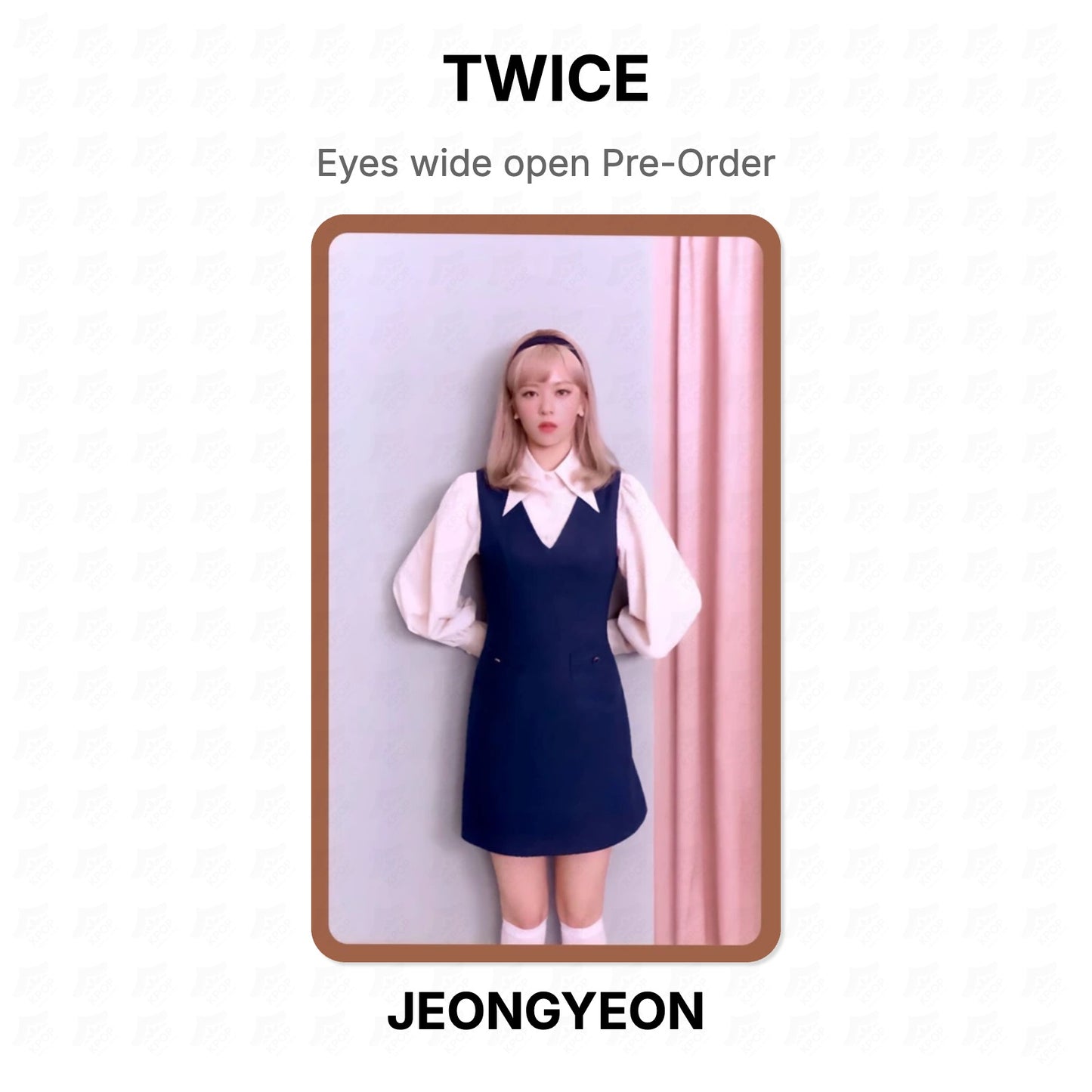 TWICE Eyes wide open Pre-Order Official Photocard