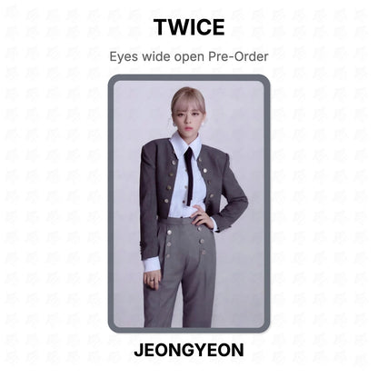 TWICE Eyes wide open Pre-Order Official Photocard
