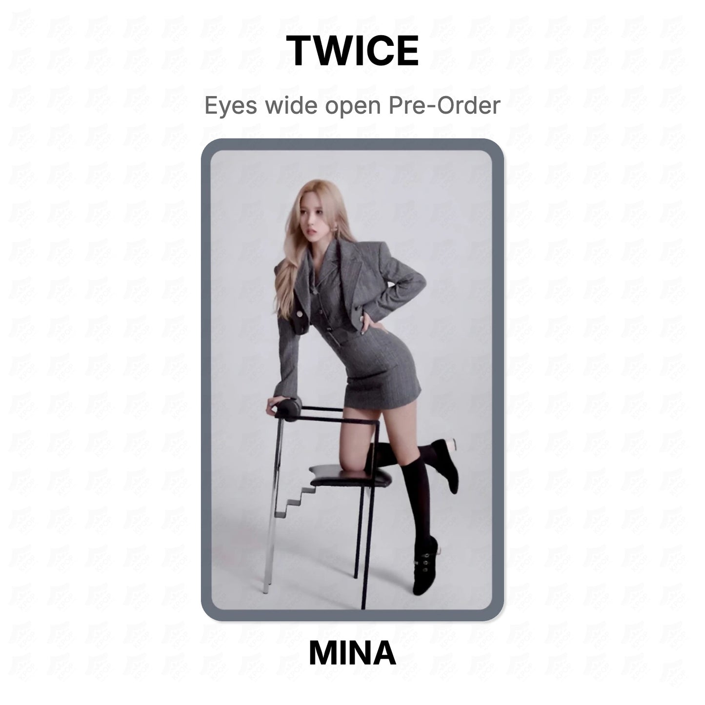 TWICE Eyes wide open Pre-Order Official Photocard