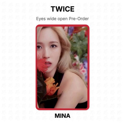 TWICE Eyes wide open Pre-Order Official Photocard