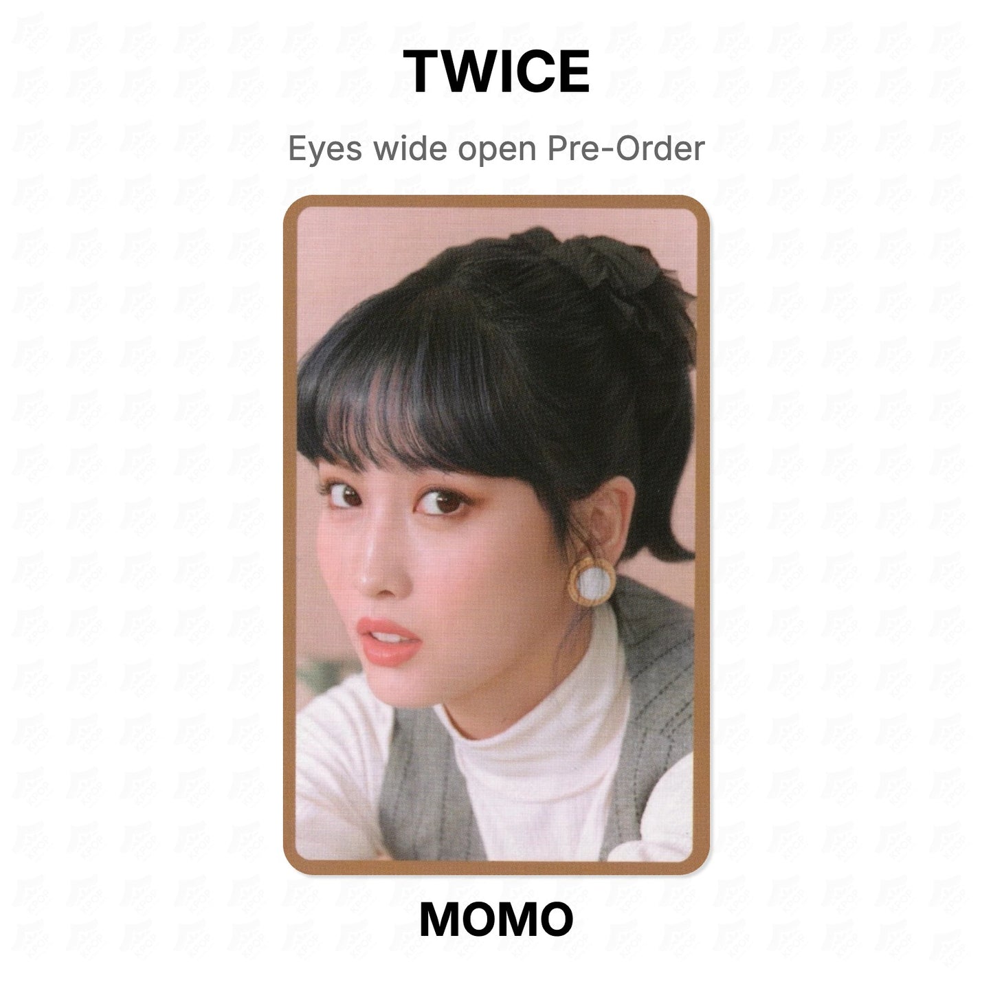 TWICE Eyes wide open Pre-Order Official Photocard