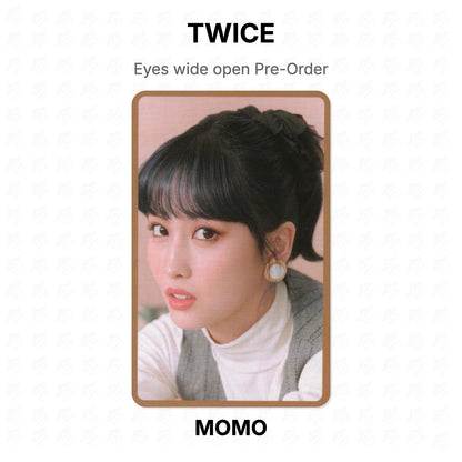 TWICE Eyes wide open Pre-Order Official Photocard