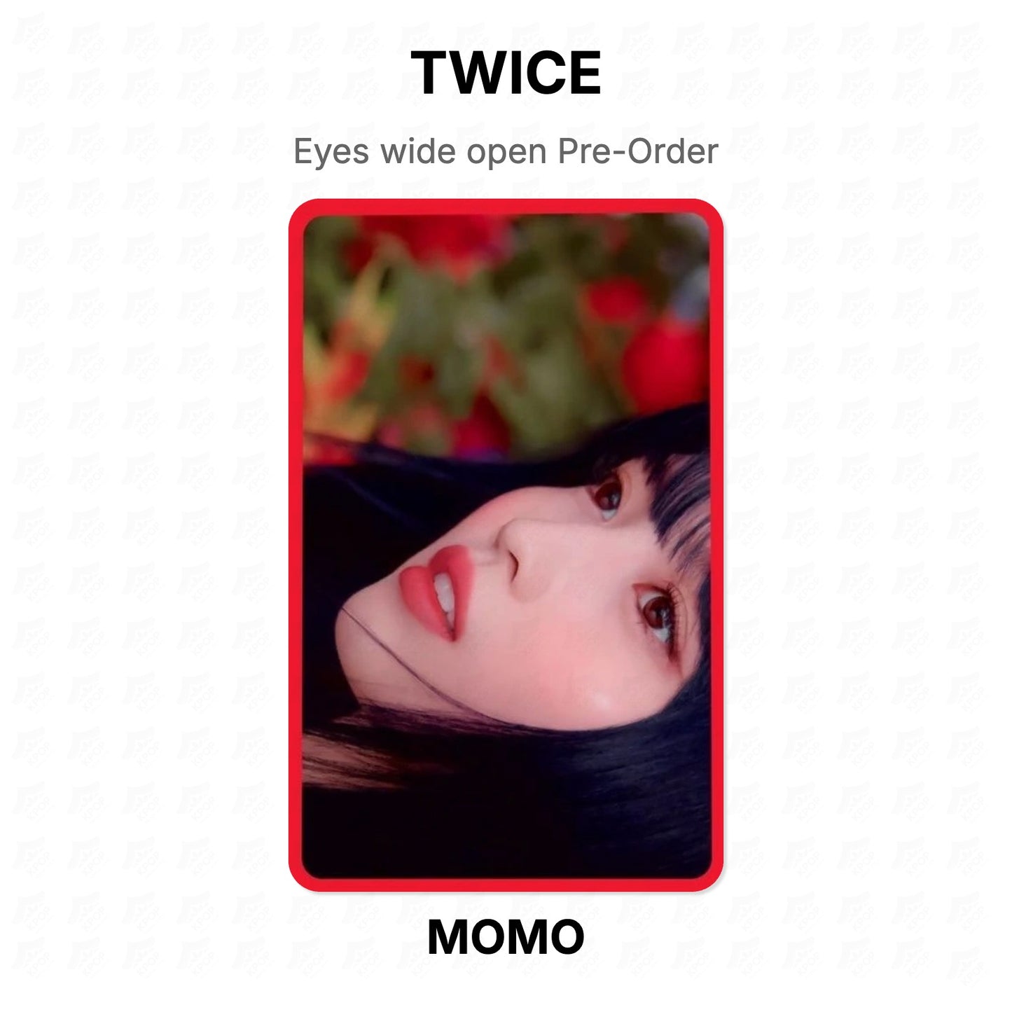TWICE Eyes wide open Pre-Order Official Photocard