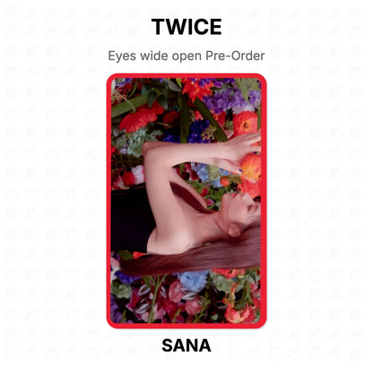 TWICE Eyes wide open Pre-Order Official Photocard