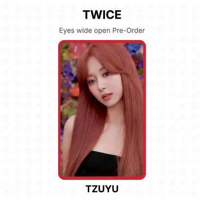 TWICE Eyes wide open Pre-Order Official Photocard