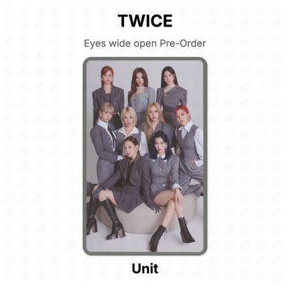 TWICE Eyes wide open Pre-Order Official Photocard
