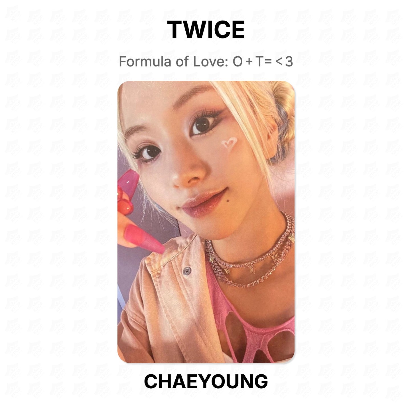 TWICE Formula of Love: O＋T=＜3 Official Photocard