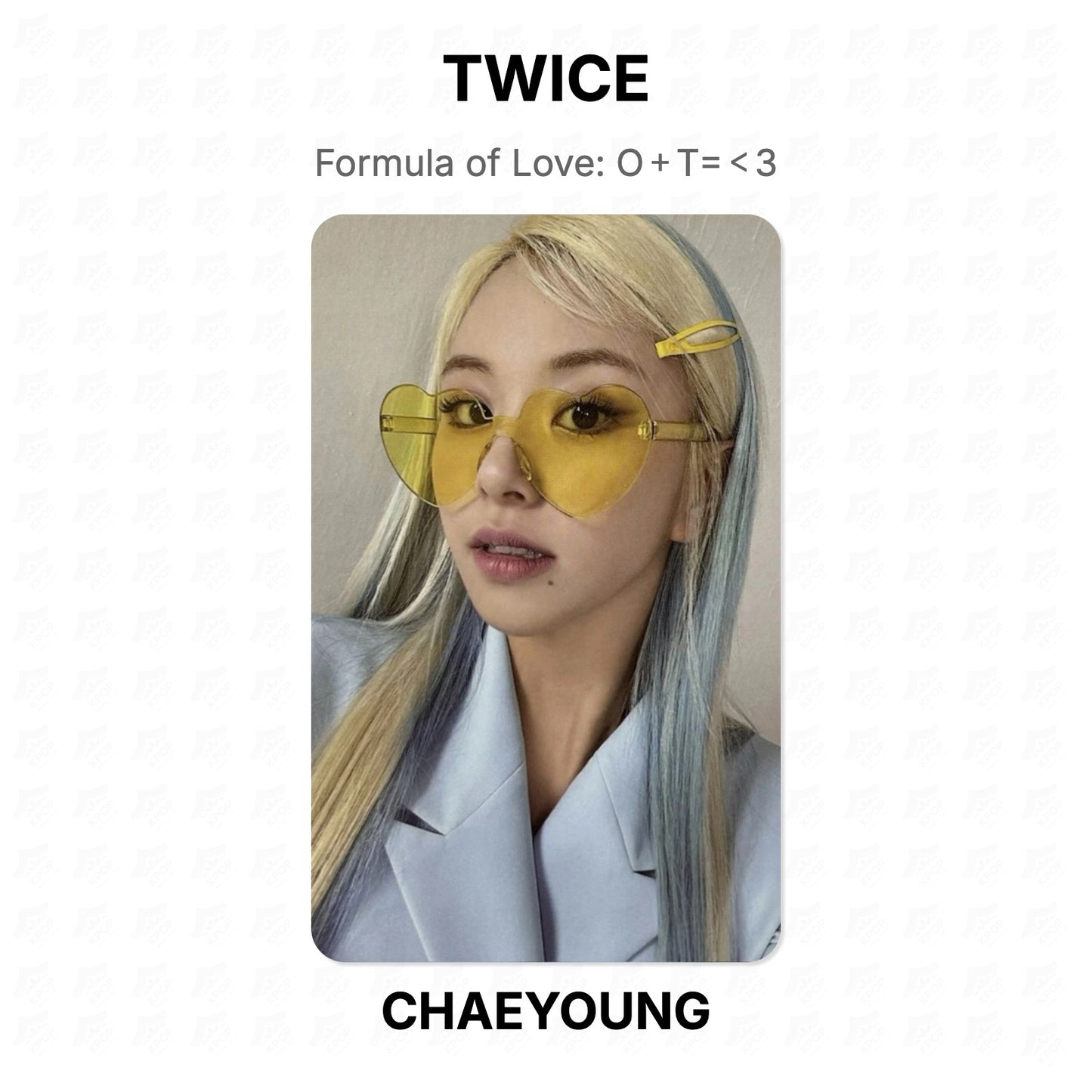 TWICE Formula of Love: O＋T=＜3 Official Photocard