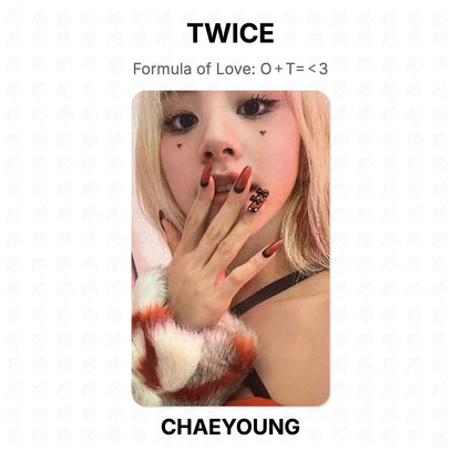 TWICE Formula of Love: O＋T=＜3 Official Photocard