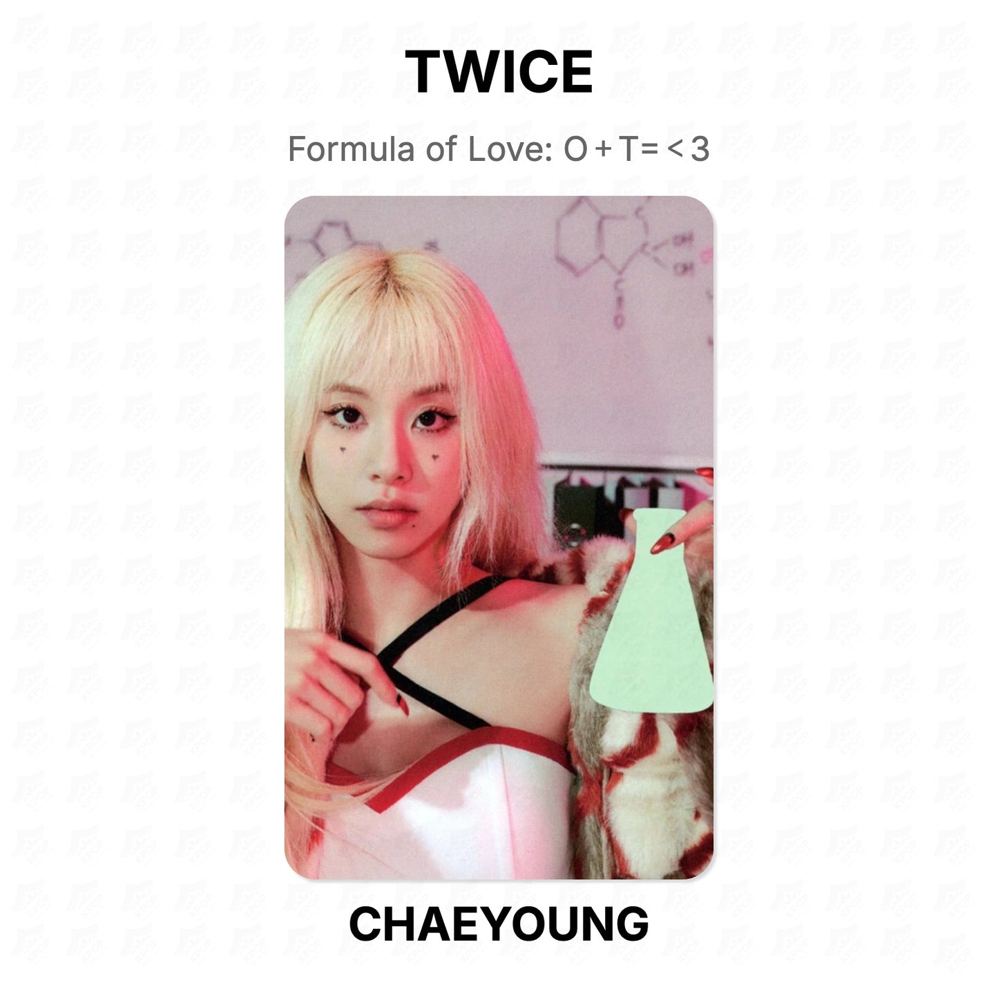 TWICE Formula of Love: O＋T=＜3 Official Photocard