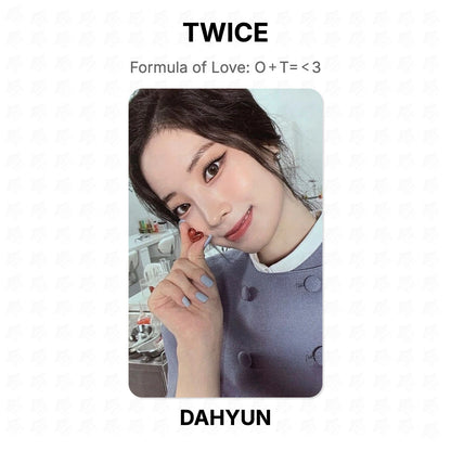 TWICE Formula of Love: O＋T=＜3 Official Photocard