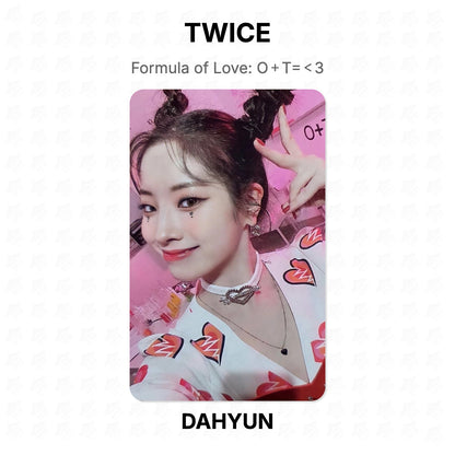 TWICE Formula of Love: O＋T=＜3 Official Photocard