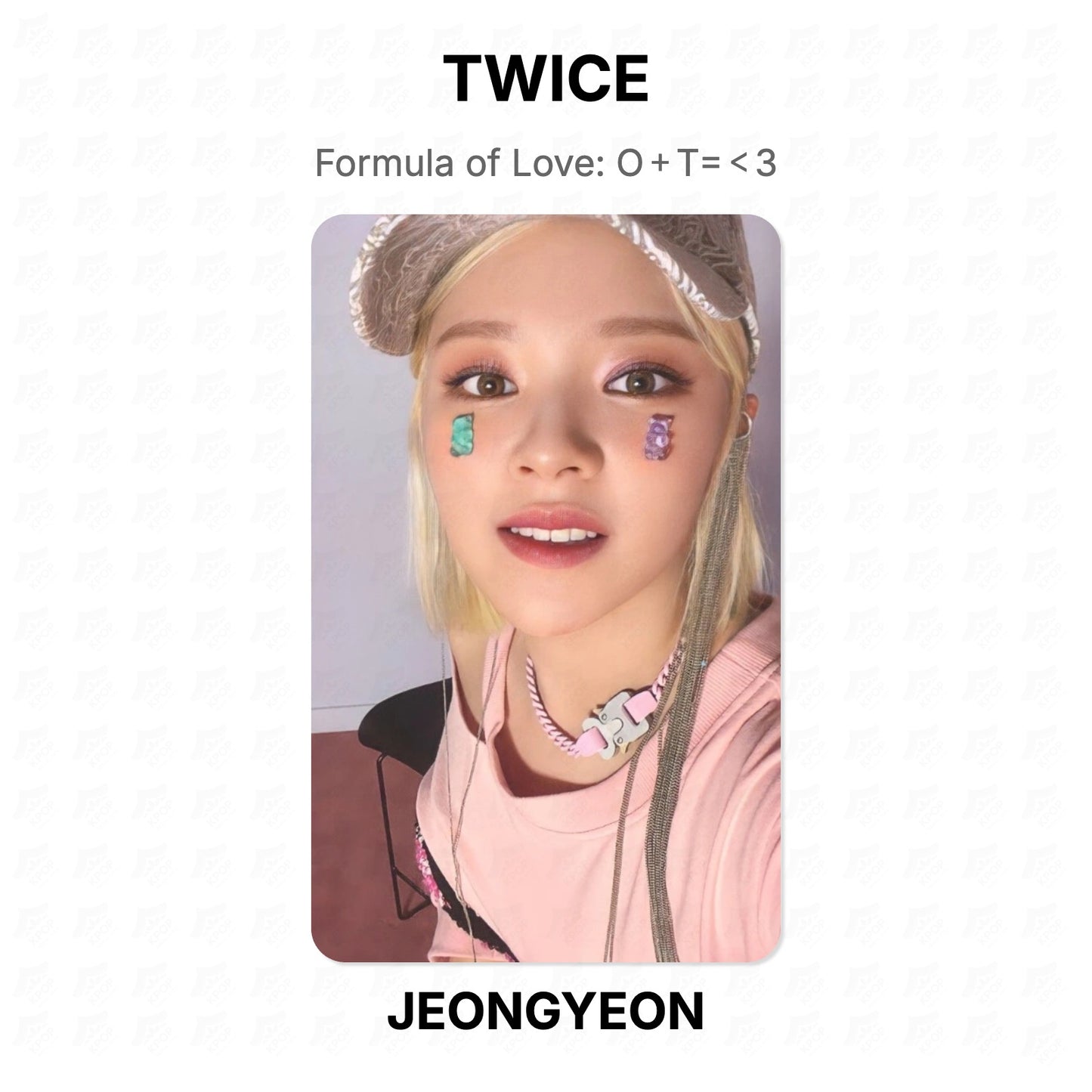 TWICE Formula of Love: O＋T=＜3 Official Photocard