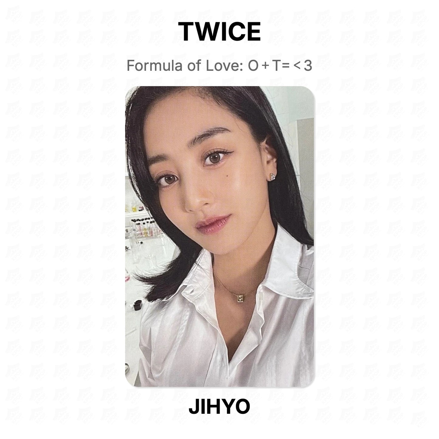 TWICE Formula of Love: O＋T=＜3 Official Photocard