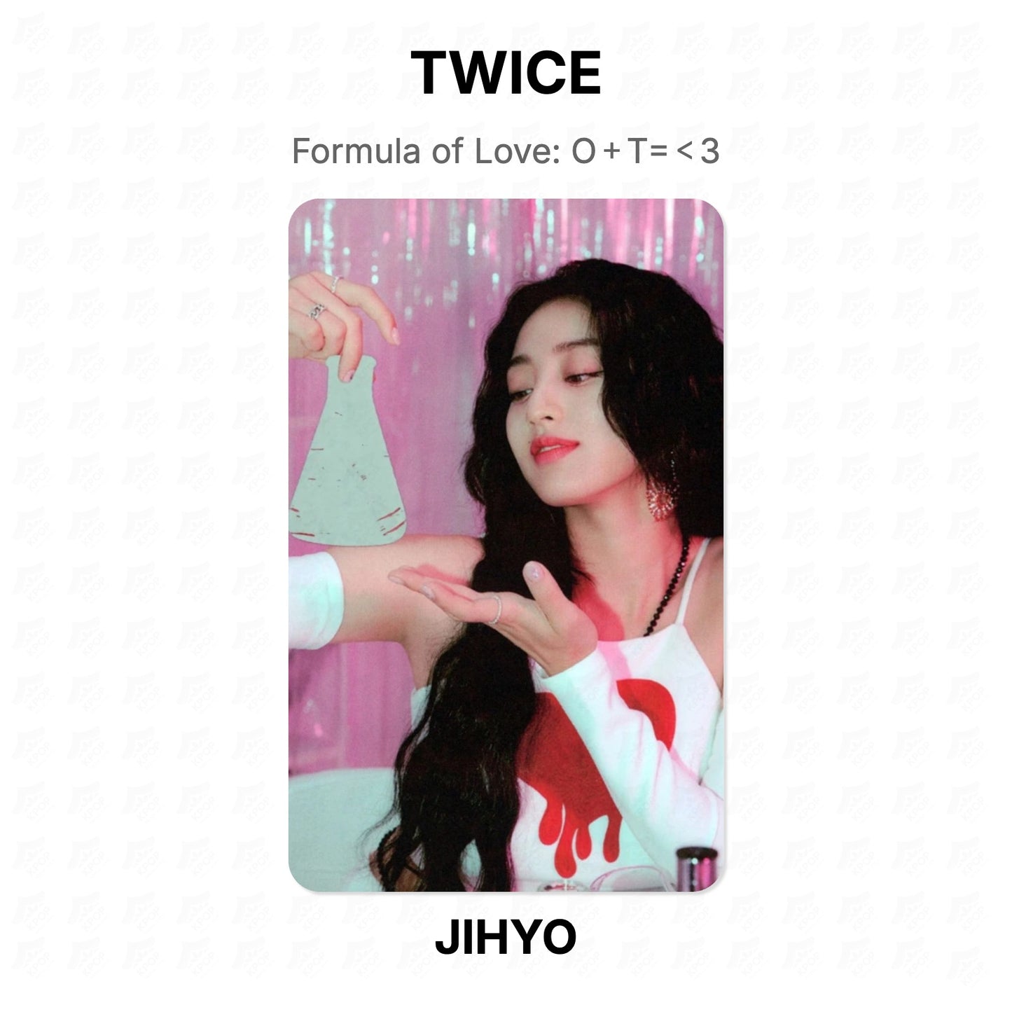 TWICE Formula of Love: O＋T=＜3 Official Photocard
