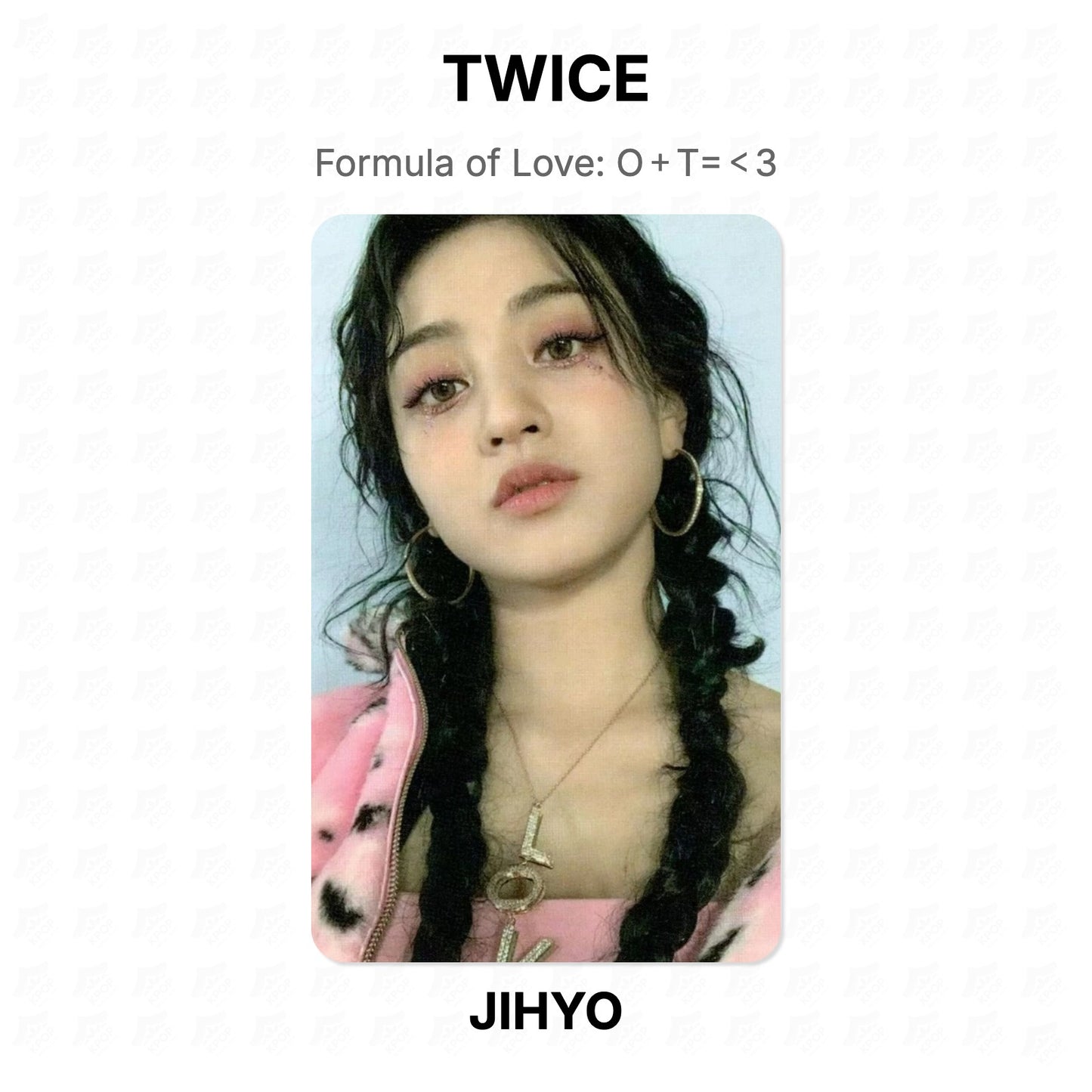 TWICE Formula of Love: O＋T=＜3 Official Photocard
