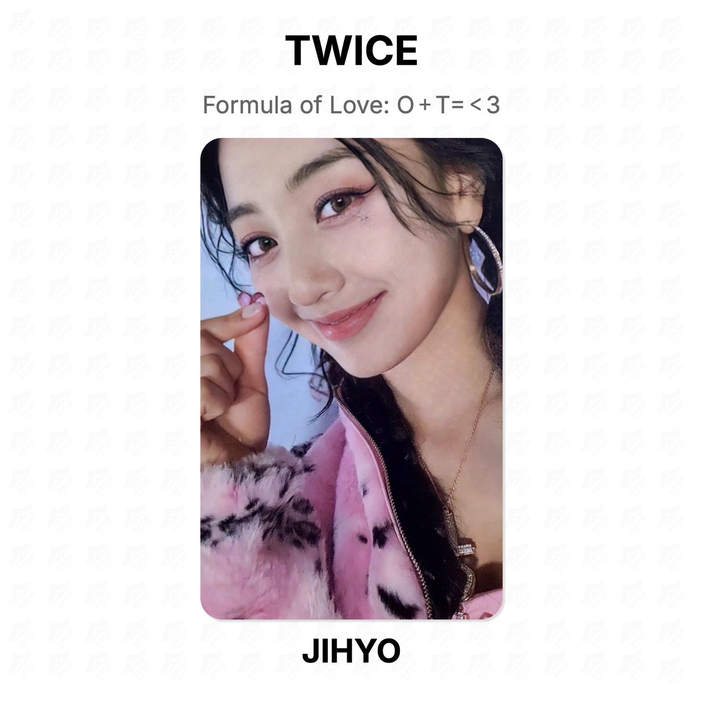 TWICE Formula of Love: O＋T=＜3 Official Photocard