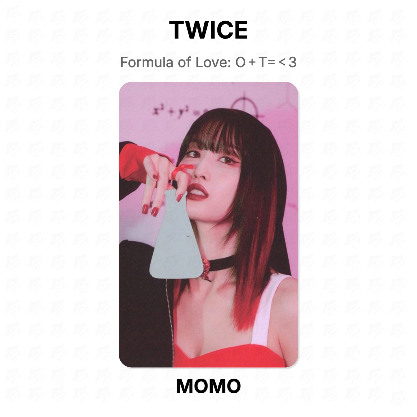 TWICE Formula of Love: O＋T=＜3 Official Photocard