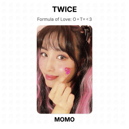 TWICE Formula of Love: O＋T=＜3 Official Photocard