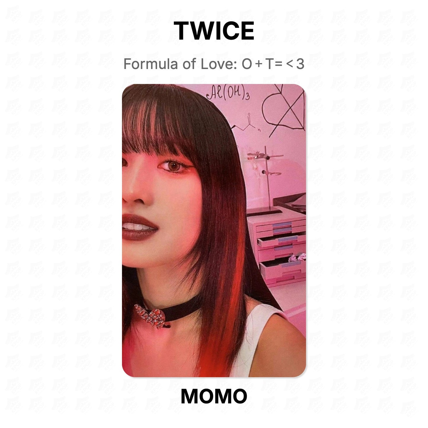 TWICE Formula of Love: O＋T=＜3 Official Photocard