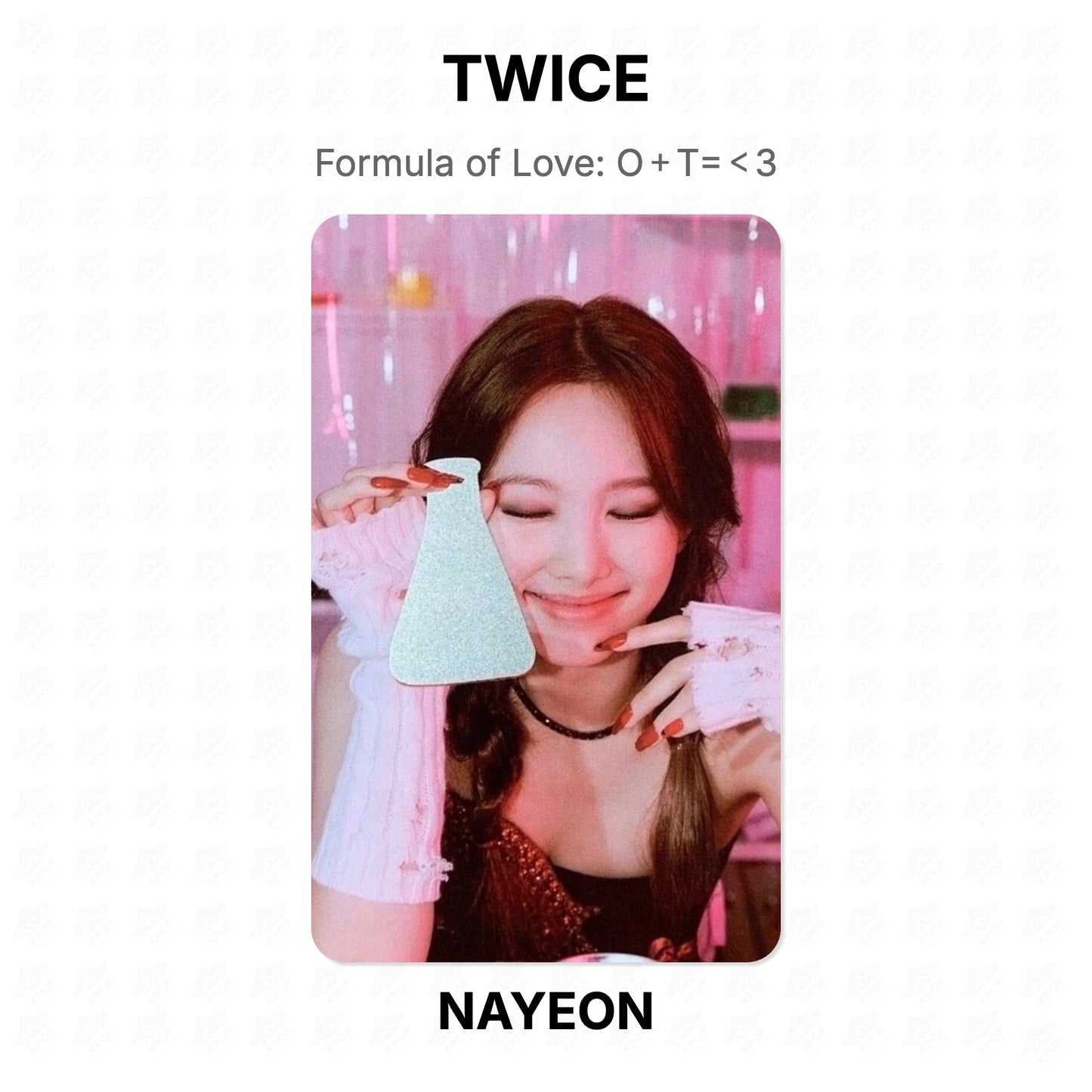 TWICE Formula of Love: O＋T=＜3 Official Photocard