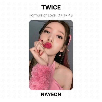 TWICE Formula of Love: O＋T=＜3 Official Photocard