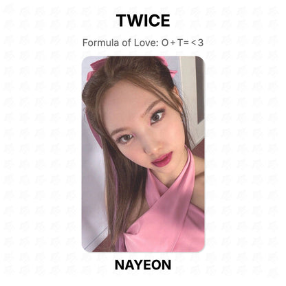 TWICE Formula of Love: O＋T=＜3 Official Photocard
