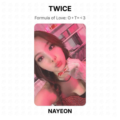 TWICE Formula of Love: O＋T=＜3 Official Photocard