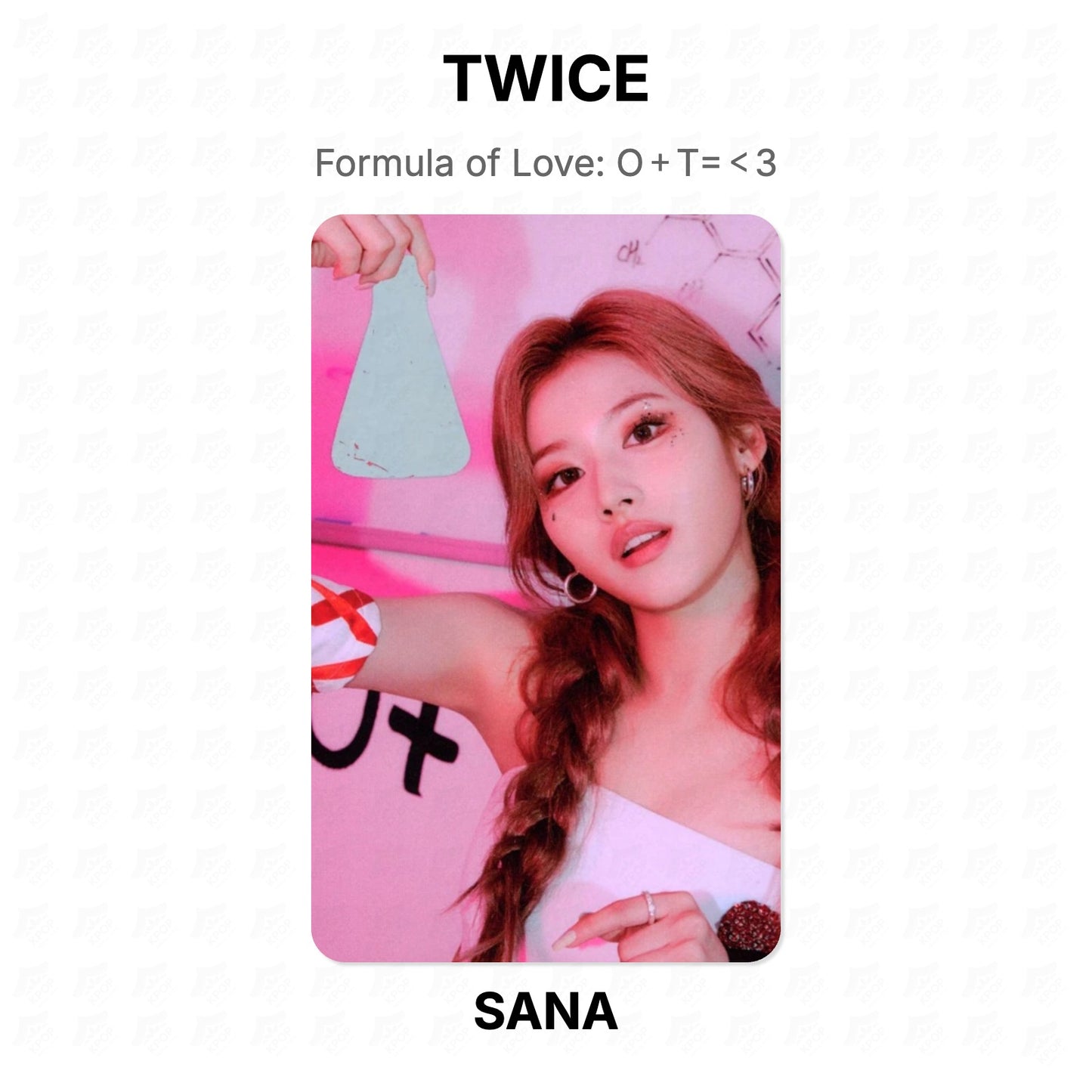 TWICE Formula of Love: O＋T=＜3 Official Photocard