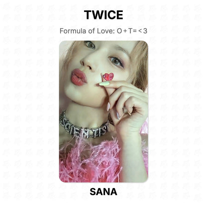 TWICE Formula of Love: O＋T=＜3 Official Photocard