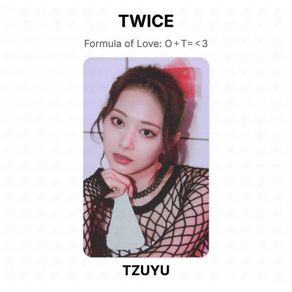 TWICE Formula of Love: O＋T=＜3 Official Photocard