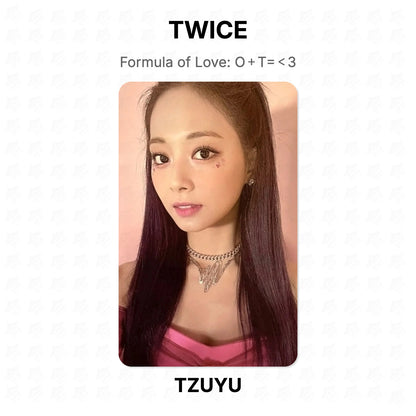 TWICE Formula of Love: O＋T=＜3 Official Photocard