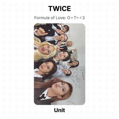 TWICE Formula of Love: O＋T=＜3 Official Photocard