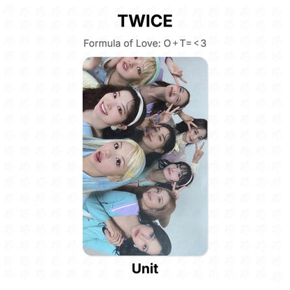 TWICE Formula of Love: O＋T=＜3 Official Photocard