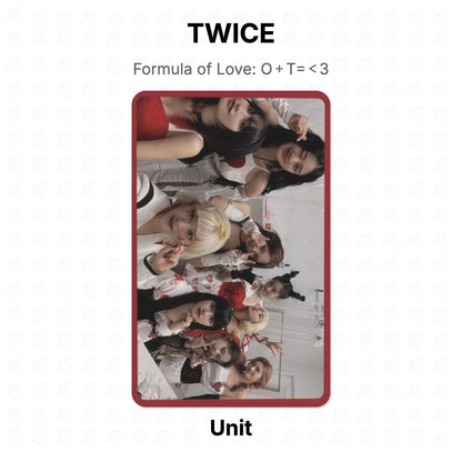 TWICE Formula of Love: O＋T=＜3 Official Photocard
