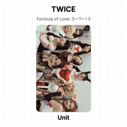 TWICE Formula of Love: O＋T=＜3 Official Photocard