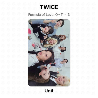 TWICE Formula of Love: O＋T=＜3 Official Photocard