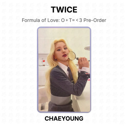 TWICE Formula of Love: O＋T=＜3 Pre-Order Official Photocard