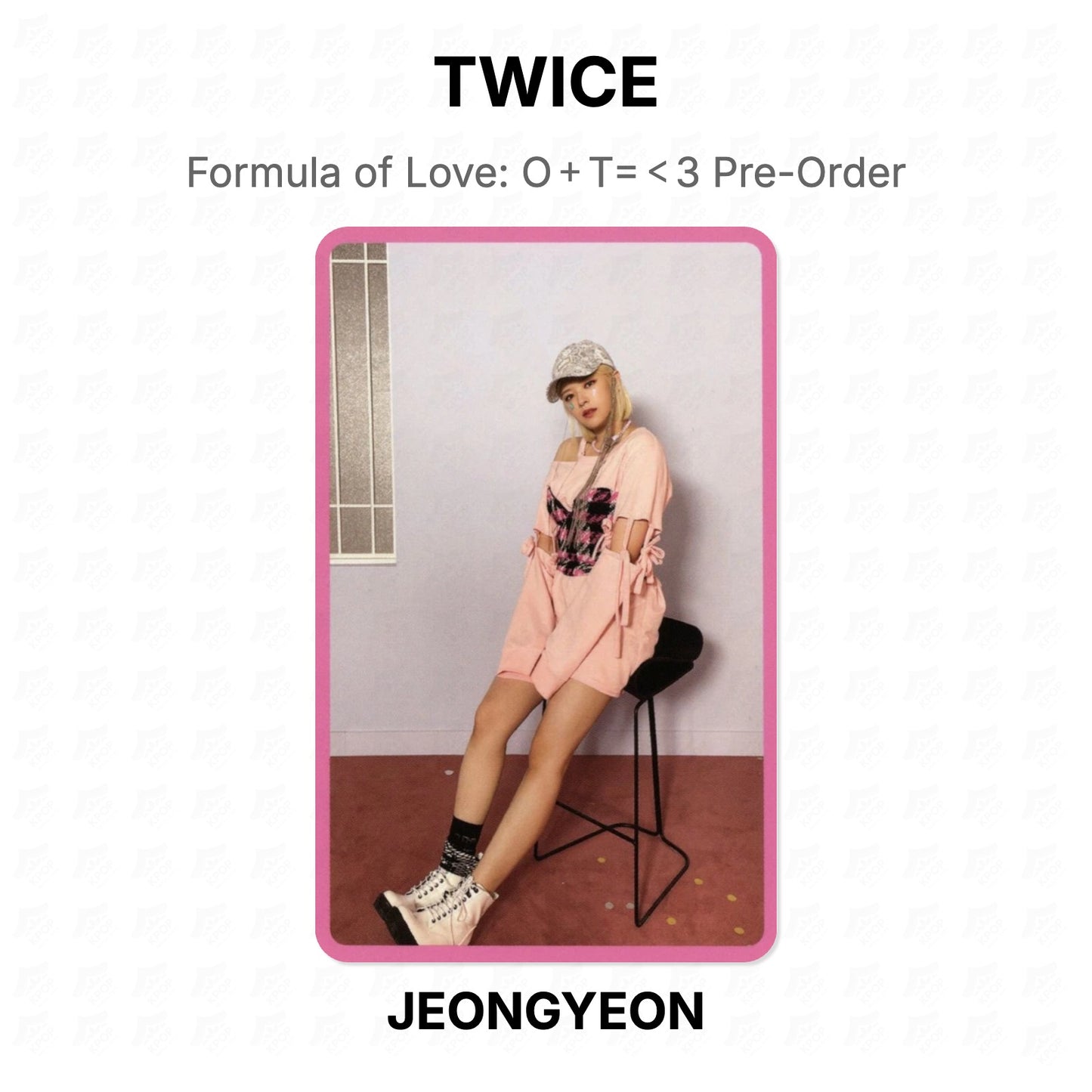 TWICE Formula of Love: O＋T=＜3 Pre-Order Official Photocard