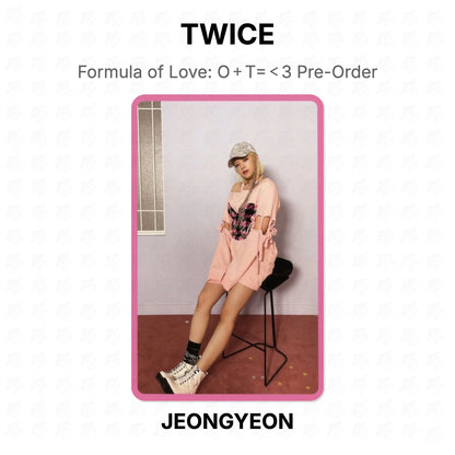 TWICE Formula of Love: O＋T=＜3 Pre-Order Official Photocard