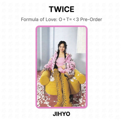 TWICE Formula of Love: O＋T=＜3 Pre-Order Official Photocard