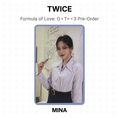 TWICE Formula of Love: O＋T=＜3 Pre-Order Official Photocard