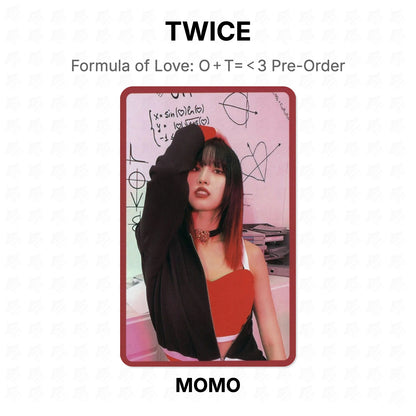 TWICE Formula of Love: O＋T=＜3 Pre-Order Official Photocard