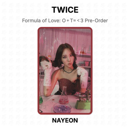 TWICE Formula of Love: O＋T=＜3 Pre-Order Official Photocard