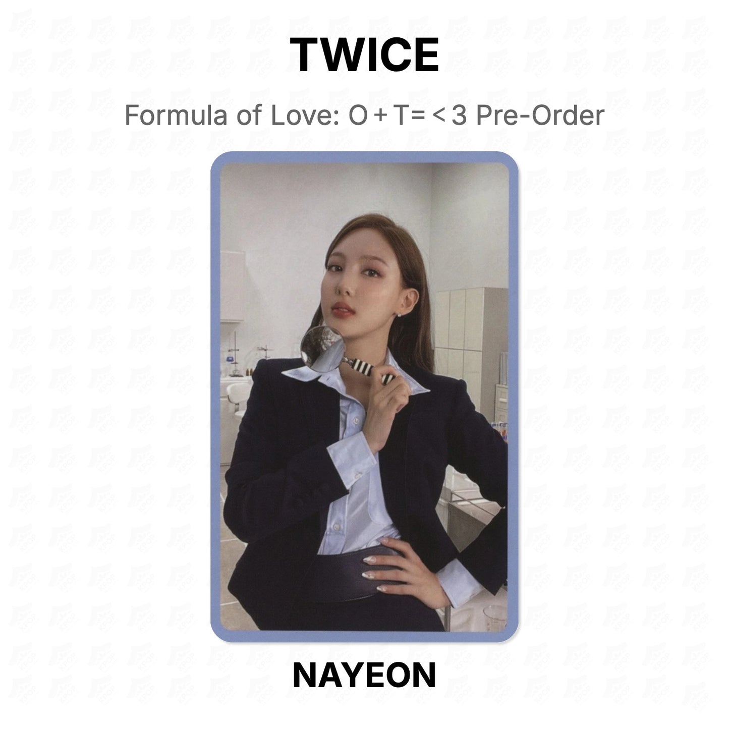 TWICE Formula of Love: O＋T=＜3 Pre-Order Official Photocard