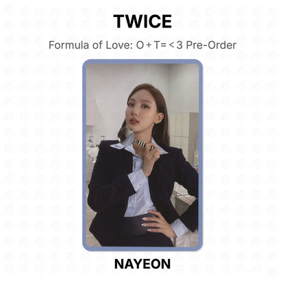TWICE Formula of Love: O＋T=＜3 Pre-Order Official Photocard