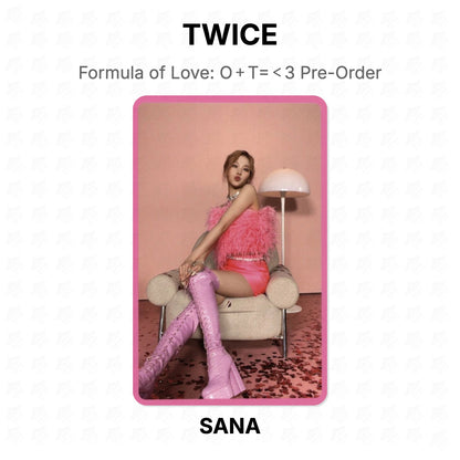 TWICE Formula of Love: O＋T=＜3 Pre-Order Official Photocard