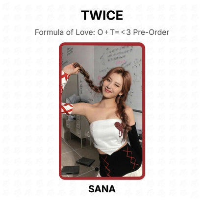 TWICE Formula of Love: O＋T=＜3 Pre-Order Official Photocard