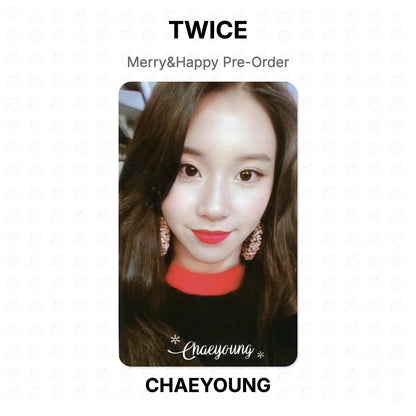 TWICE Merry&Happy Pre-Order Official Photocard